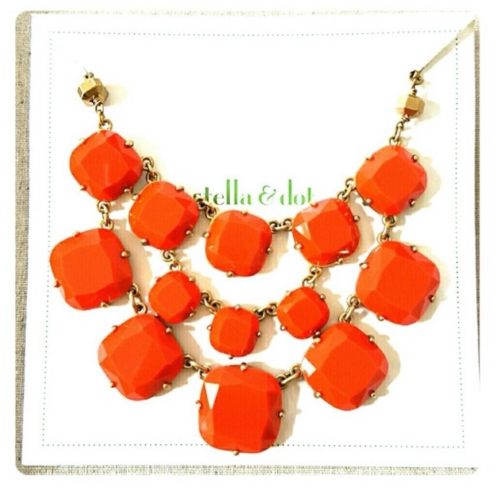Stella & Dot Olivia Bib Statement Necklace